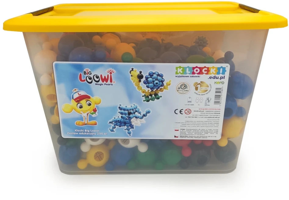 Kaladėlės Big Loowi Edu 200 el.