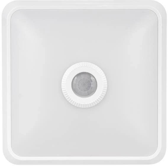 Lubinis šviestuvas 12W LED paviršinis šviestuvas, kvadratinis, baltas, 3000/4000/6000K, su judesio davikliu, CREE LED chip