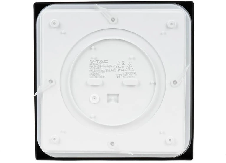 Lubinis šviestuvas V-tac 30W LED paviršinis šviestuvas, juodas, 6500K, IP44