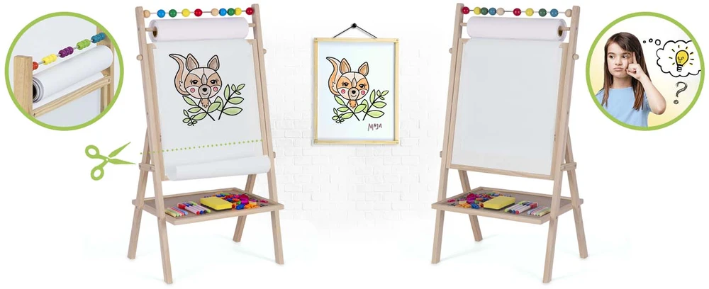 Magnetinė sukamasis kreidinė lenta Ricokids