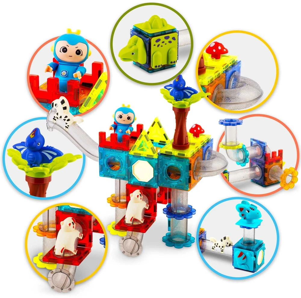 Ricokids RK-757 magnetiniai kaladėlės „Dinozaurų rojus“
