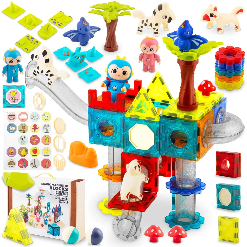 Ricokids RK-757 magnetiniai kaladėlės „Dinozaurų rojus“
