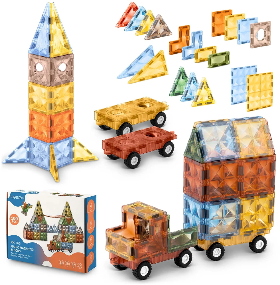 Magnetinės kaladėlės RK-766 Ricokids