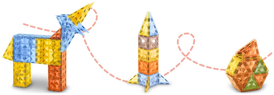 Magnetinės kaladėlės RK-766 Ricokids