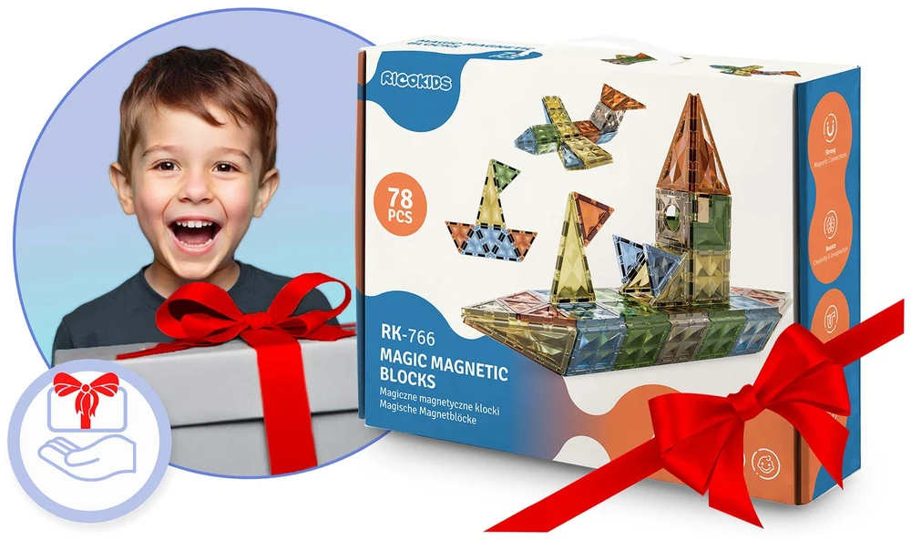 Ricokids RK-766 magnetiniai blokeliai