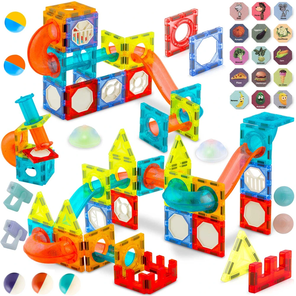 Magnetinės kaladėlės su apšvietimu RK-763 Ricokids