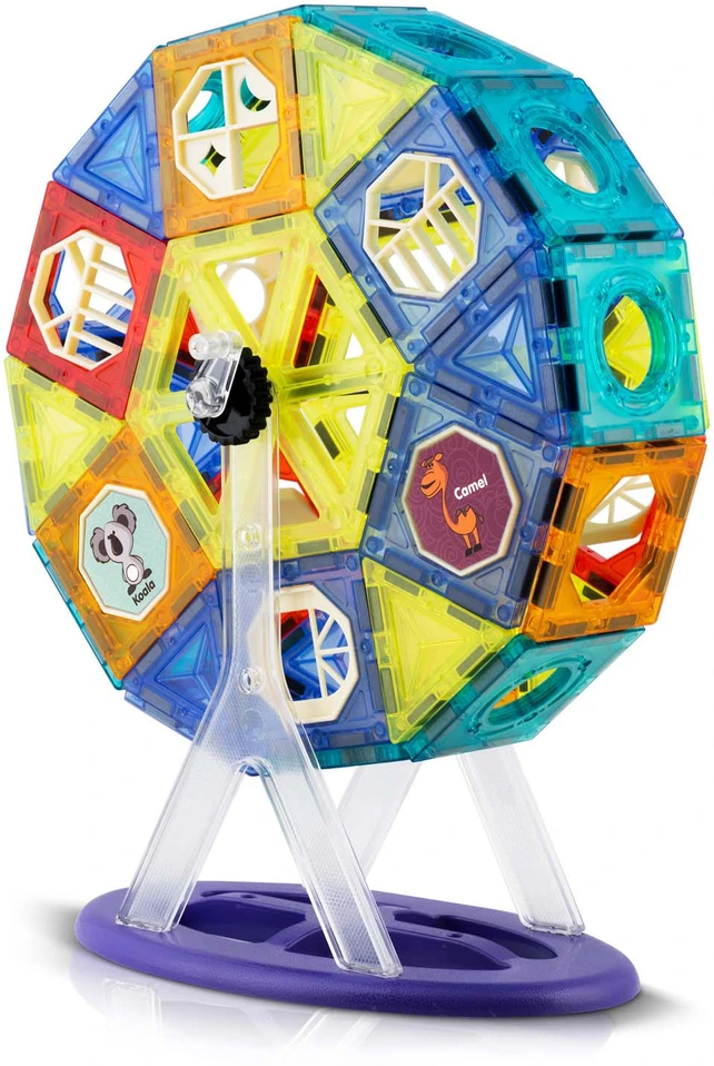 Magnetinės kaladėlės su karusele RK-769 Ricokids