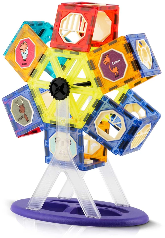 Magnetinės kaladėlės su karusele RK-769 Ricokids