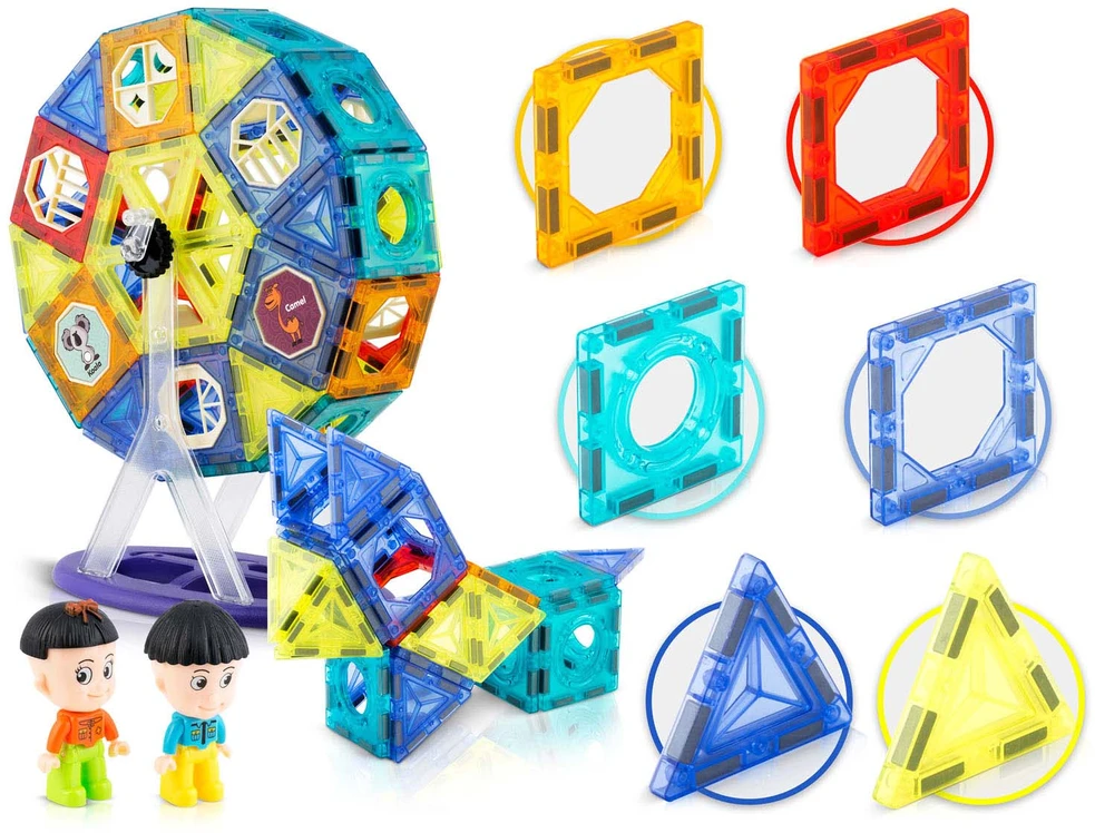 Magnetinės kaladėlės su karusele RK-769 Ricokids