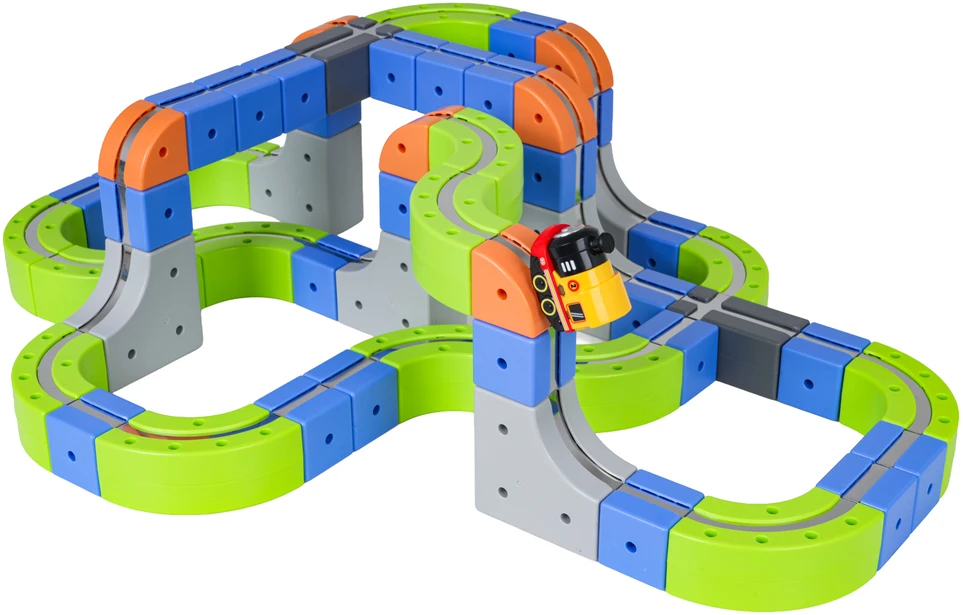 Magnetinis spalvotas takelis 123 vnt