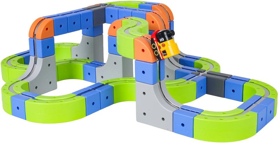 Magnetinis spalvotas takelis 123 vnt