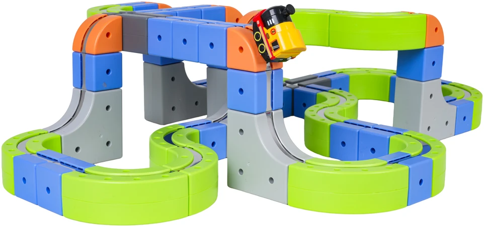 Magnetinis spalvotas takelis 123 vnt
