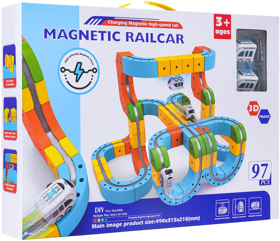 Magnetinis traukinio takelis 97 vnt