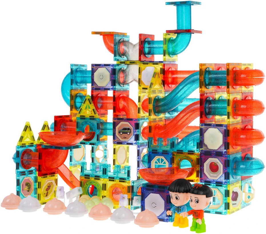Magnetinių blokų rinkinys 292 elementai