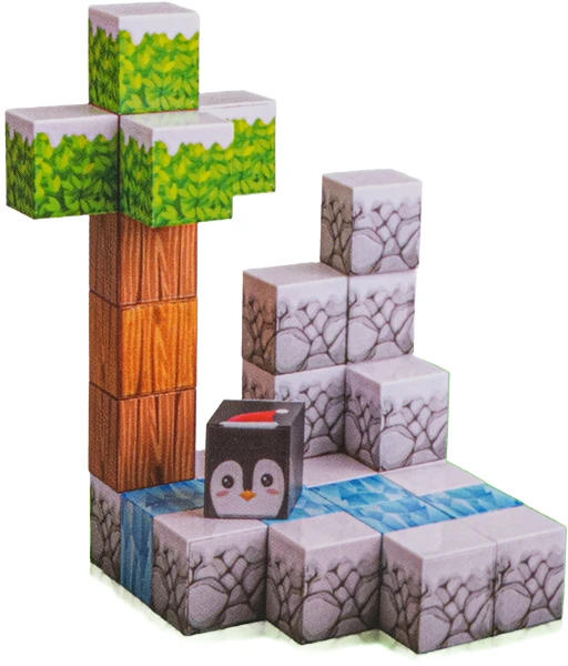 Magnetinių kubelių rinkinys 384 vnt