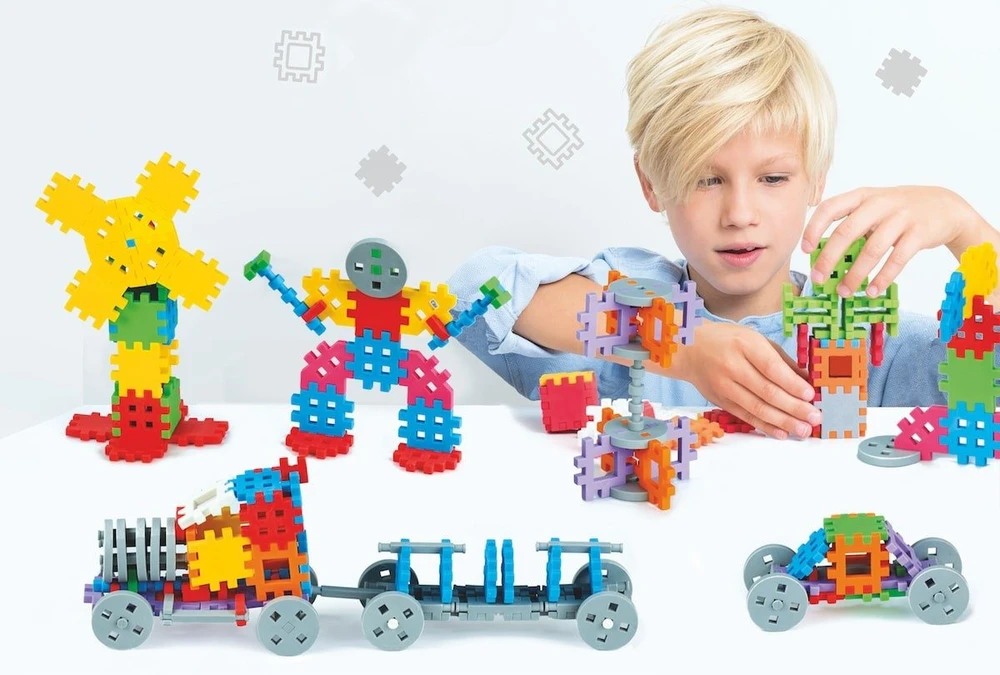 Marioinex Mini vaflinės statybinės plytos 140 vnt.