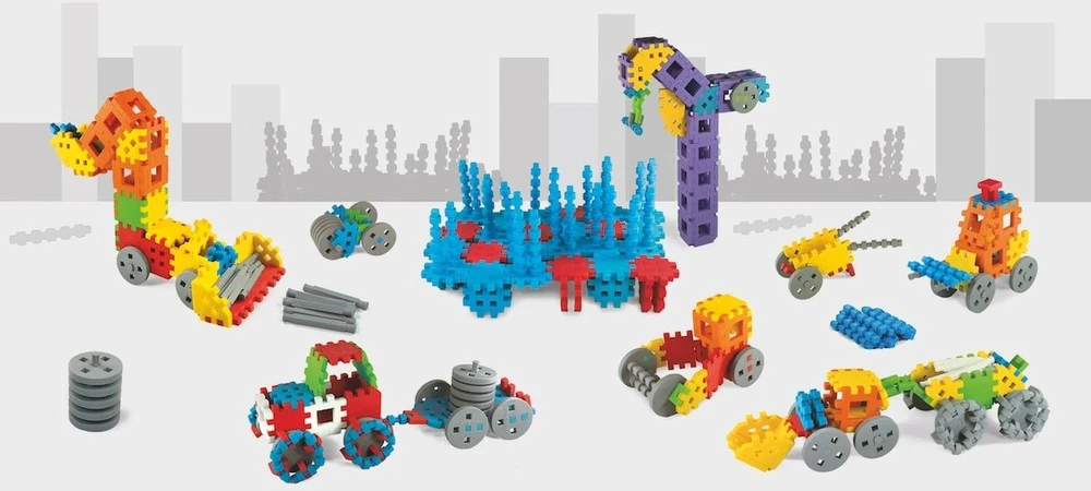 Marioinex Mini vaflinės statybinės plytos 140 vnt.