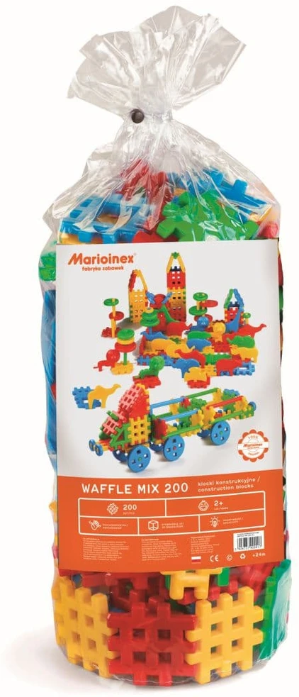 Marioinex Konstrukciniai blokeliai Waff le Mix, 200 d.