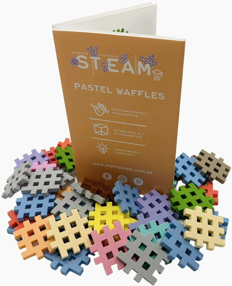Konstruktorius MARIOINEX Steam Pastel Waffles 300 el.