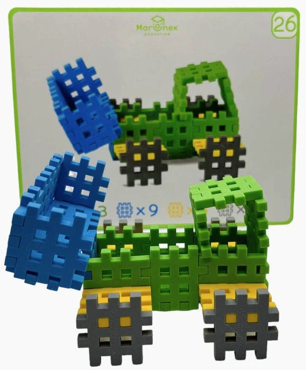 Marioinex Konstrukciniai blokeliai Mini Waffle Edu, 500 d.