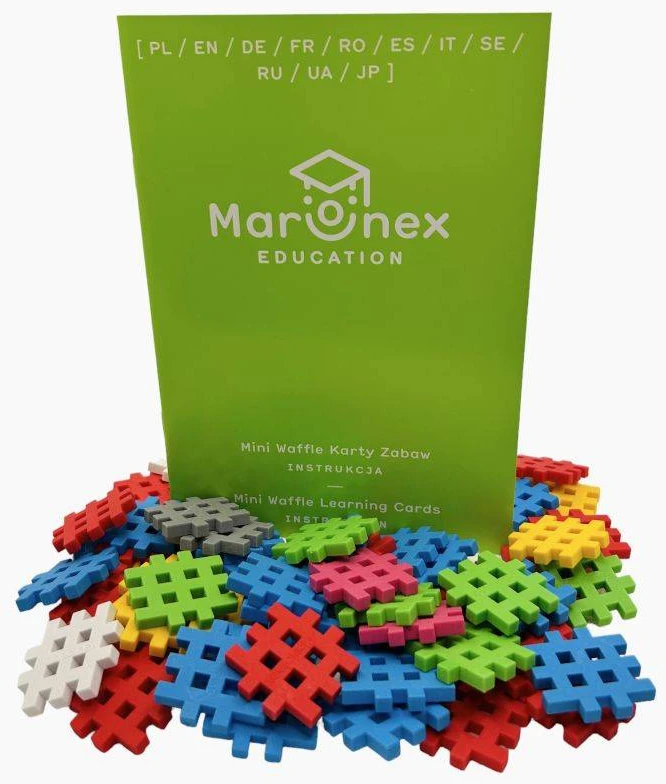 Marioinex Konstrukciniai blokeliai Mini Waffle Edu, 500 d.
