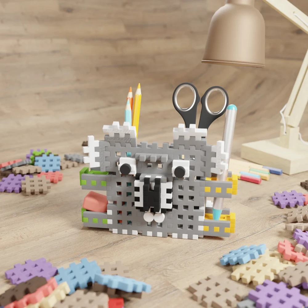 MARIOINEX 905739 Mini vaflis - Koala įrankių dėžė 70 vnt.