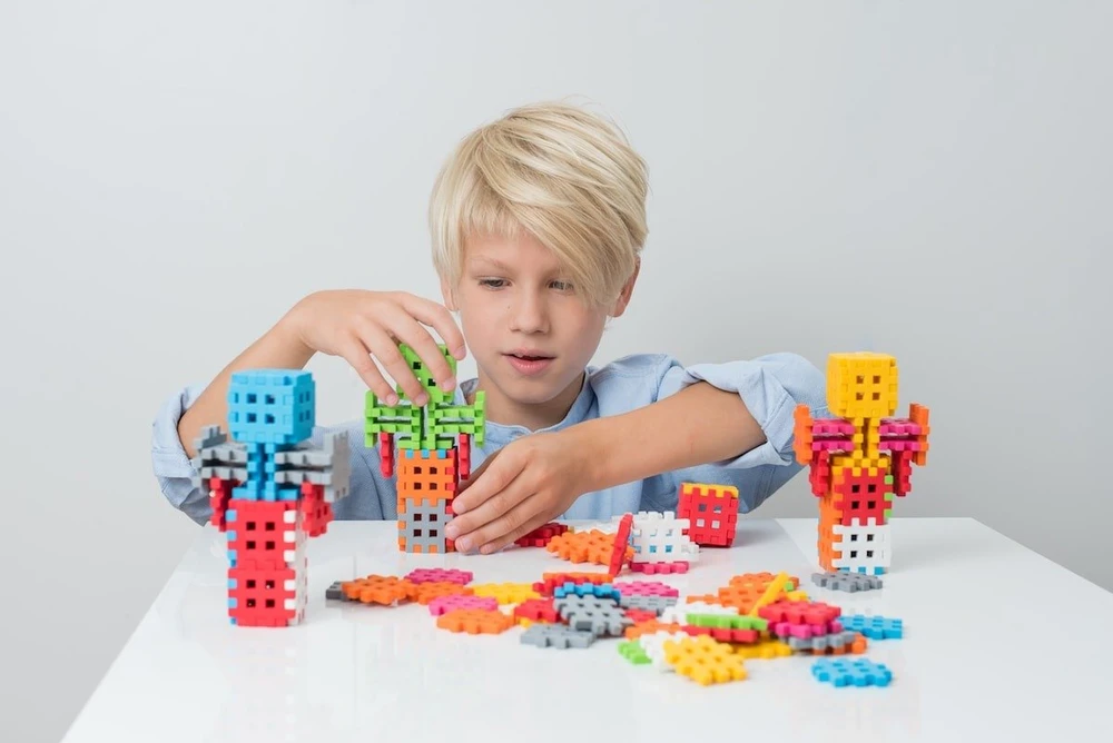 Mini vaflines kaladėlės Marioinex 140 detalių