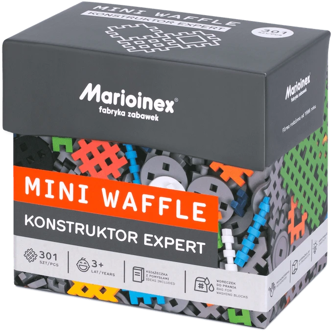 Marioinex Vafliai blokuoja „Mini Konstruktor“ ekspertą 301 PCS