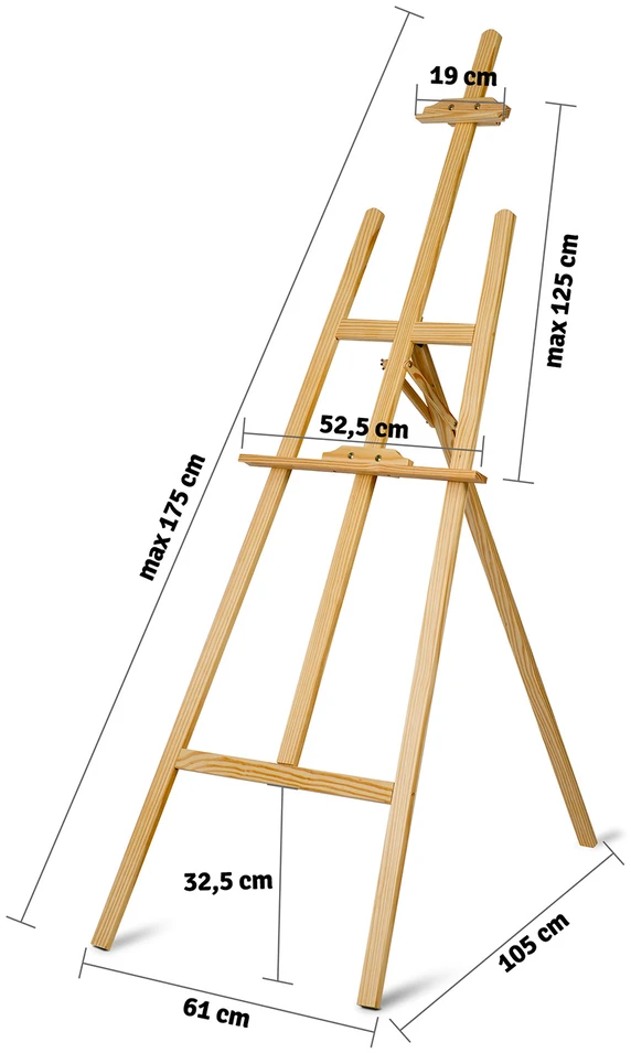 Massido MS-989 dažymo molbertas, 175 cm