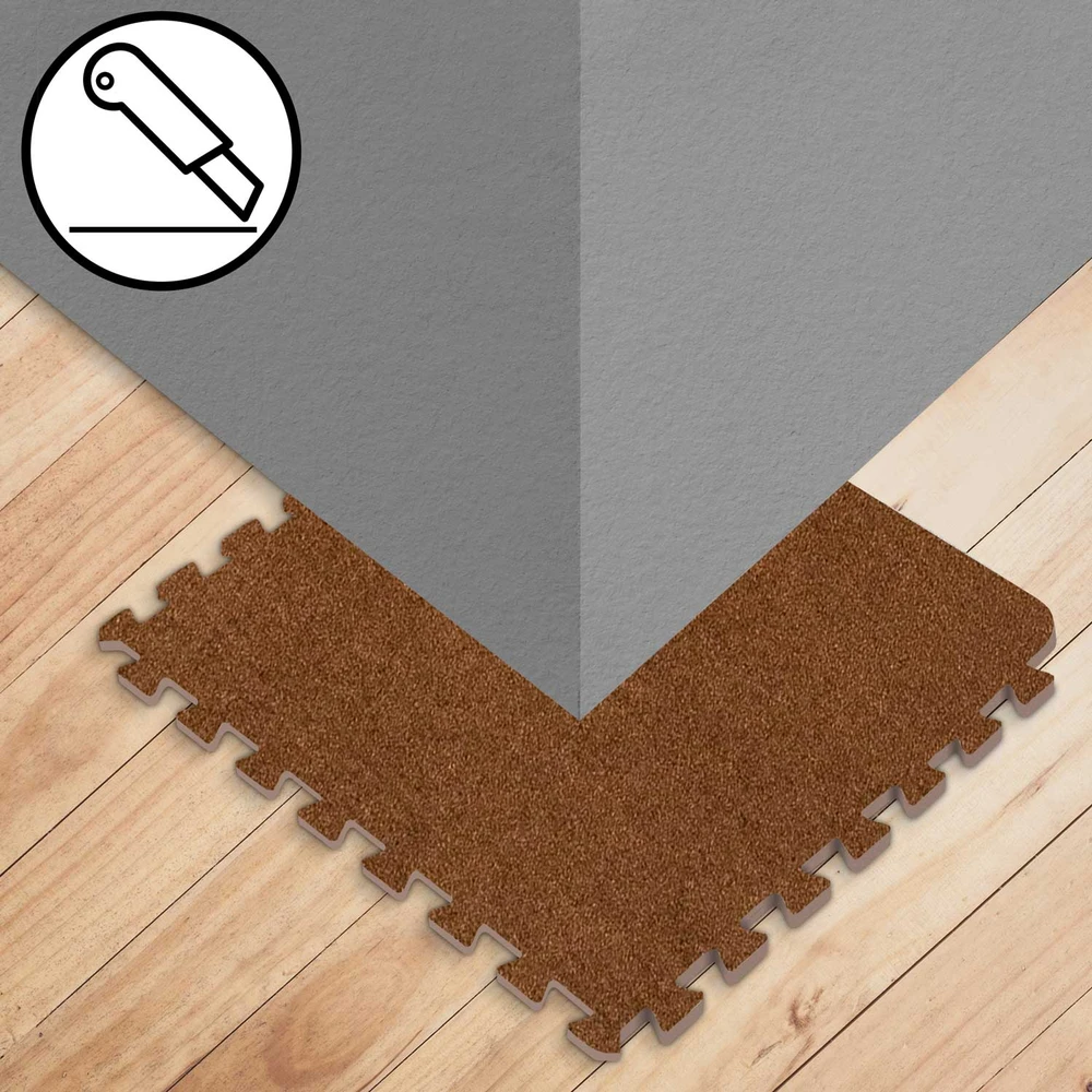 Dėlionės kilimėlis iš porolono 180 x 120 cm Massido 6 vnt