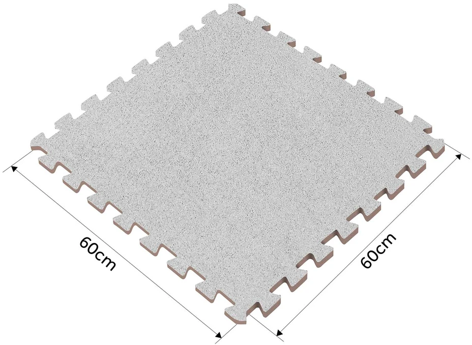 Dėlionės kilimėlis iš porolono 180 x 120 cm Massido 6 vnt