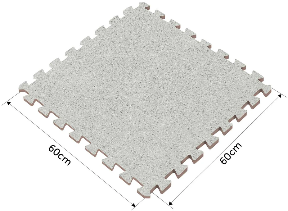 Dėlionės kilimėlis iš porolono 180 x 120 cm Massido 6 vnt