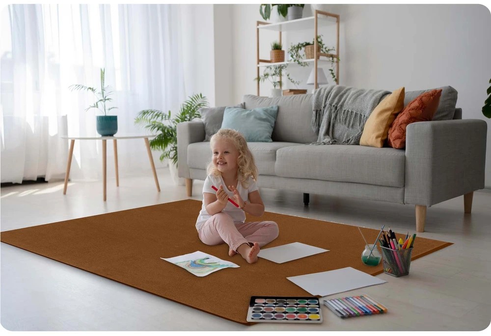 Dėlionės kilimėlis iš porolono 180 x 120 cm Massido 6 vnt