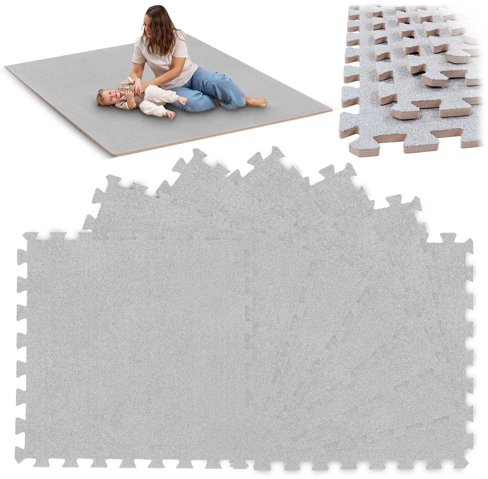 Dėlionės kilimėlis iš porolono 180 x 120 cm Massido 6 vnt