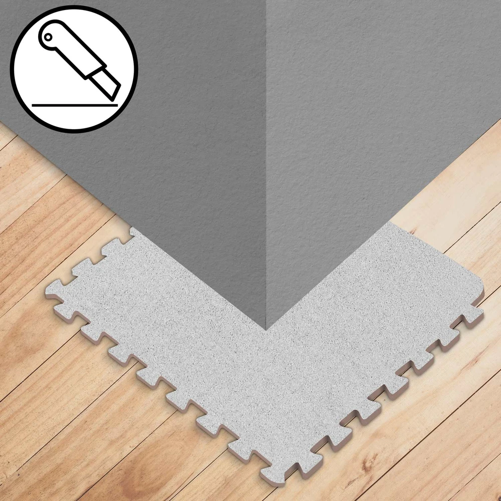 Dėlionės kilimėlis iš porolono 180 x 120 cm Massido 6 vnt