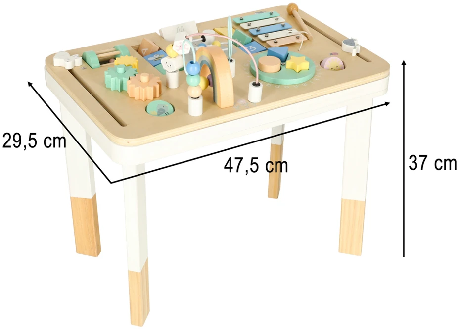 Lulilo montessori spalvotas manipuliacinis stalas