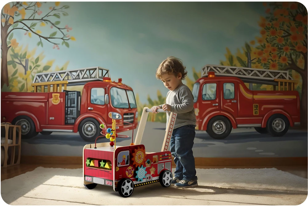 Medinis ugniagesių komandos vaikštynė RK-873 Ricokids