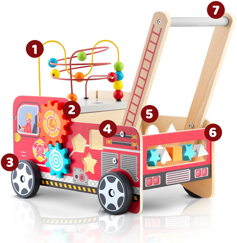 Medinis ugniagesių komandos vaikštynė RK-873 Ricokids