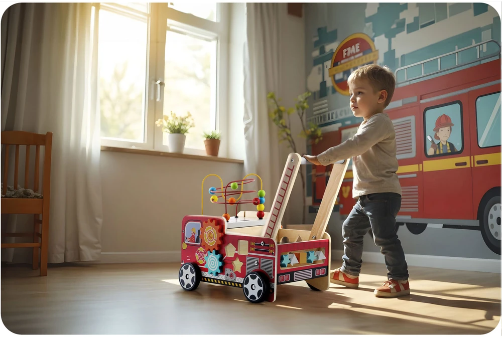 Medinis ugniagesių komandos vaikštynė RK-873 Ricokids