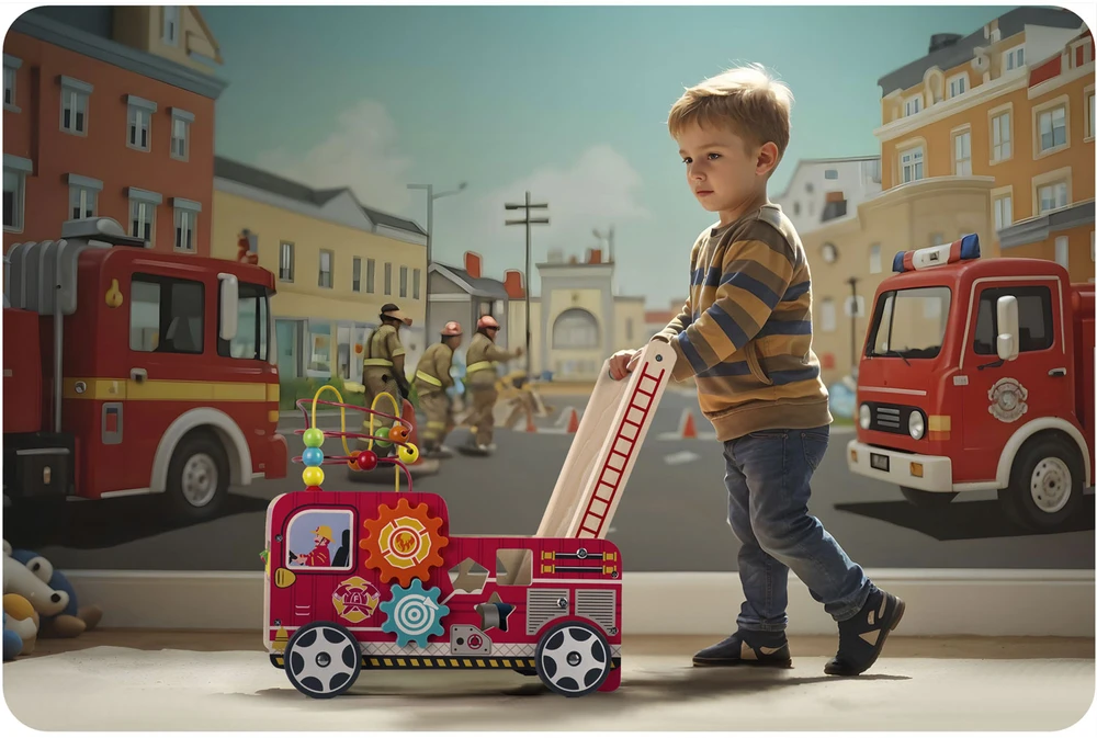 Medinis ugniagesių komandos vaikštynė RK-873 Ricokids