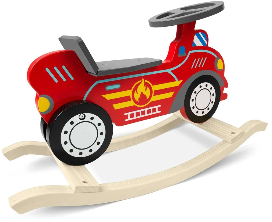 Medinis supamasis gaisrinės automobilis Ricokids