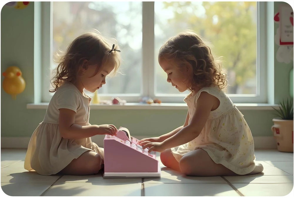 Medinis žaislinis kasos aparatas RK-868 Ricokids