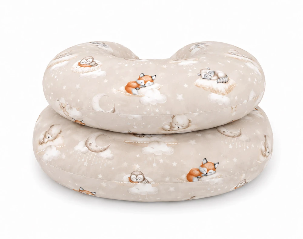 Medvilninis pagalvės užvalkalas nėštumo pagalvei C - Twinkle Woodland - My Sweet Baby