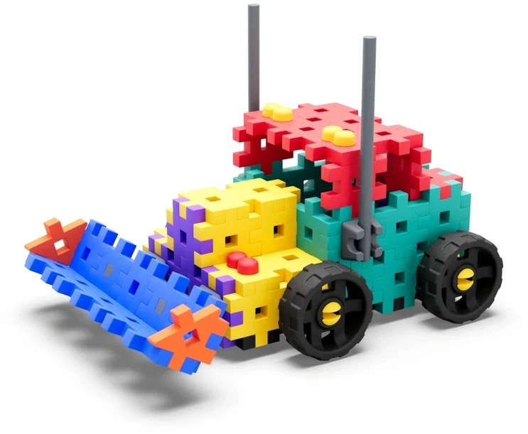 Meli Basic Constructor 100 dalių konstruktorius vaikams nuo 3 metų, lavina kūrybiškumą ir smulkiąją motoriką