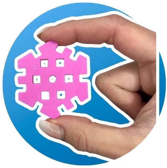 Konstruktorius Meli Basic Pink 400 el.