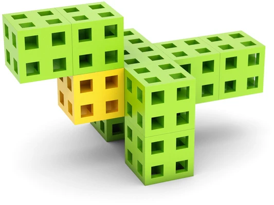 Meli Cube konstruktorius (100 el.)