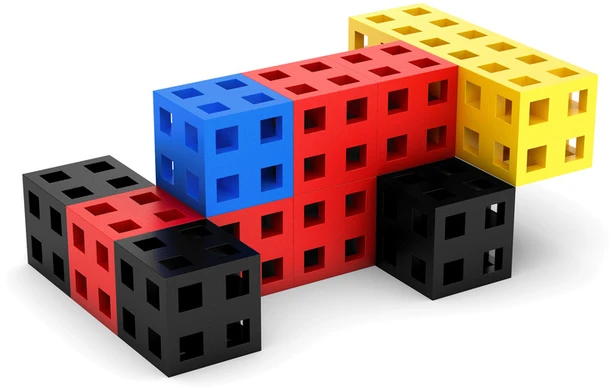 Meli Cube konstruktorius (100 el.)