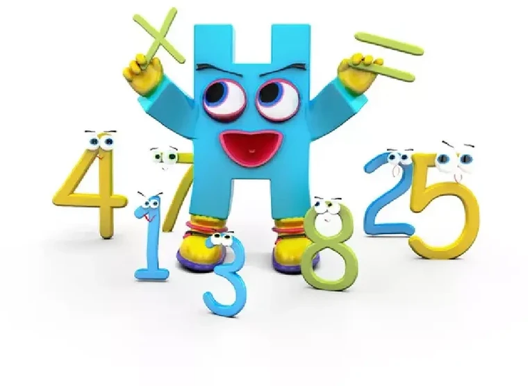 Meli Inovatyvus edukacinis matematikos konstruktorius su 1200 elementų, vaikams nuo 3 metų, spalvotas