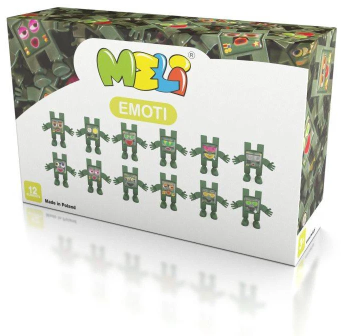 Kaladėlės Meli Emoti Military 12 el.