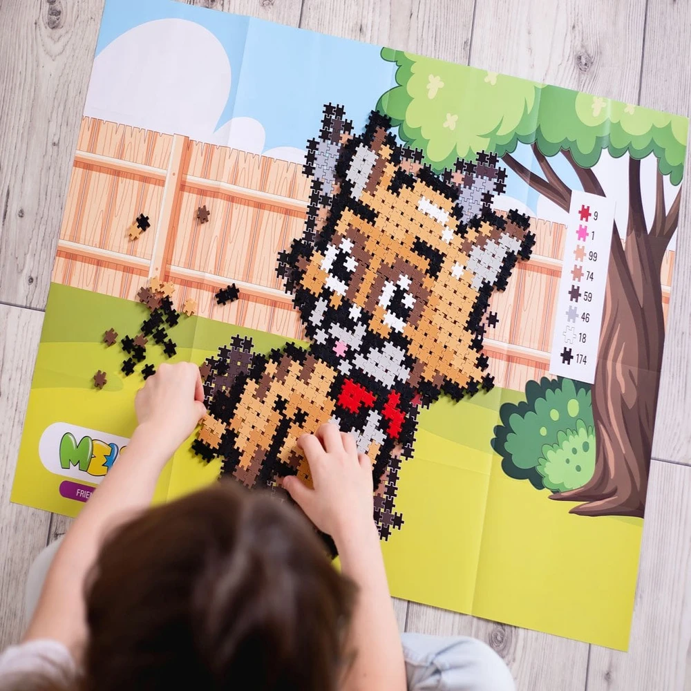 Meli Minis Friends kūrybinis konstruktorius 500 detalių, vaikams nuo 3 metų, spalvotas
